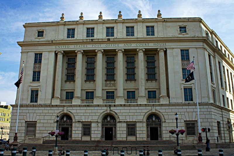 United States postal service and court house building